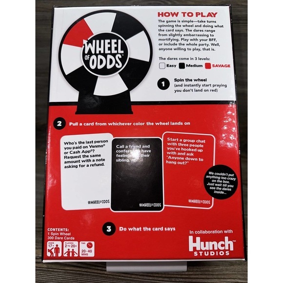 WHEEL OF ODDS: THE UNLUCKY ADULT PARTY GAME‎ - Picture 2 of 6